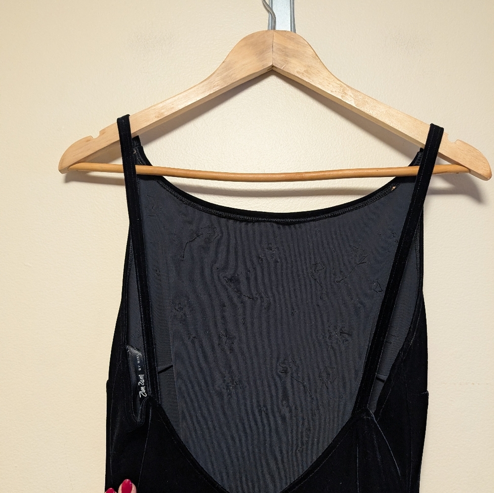 Zum Zum by Niki Livas Black Y2K Low Back Maxi Dress 5/6 - Picture 9 of 11